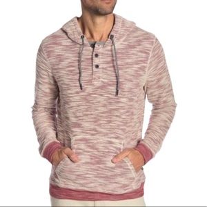 Union Men’s Henley Textured Hoodie